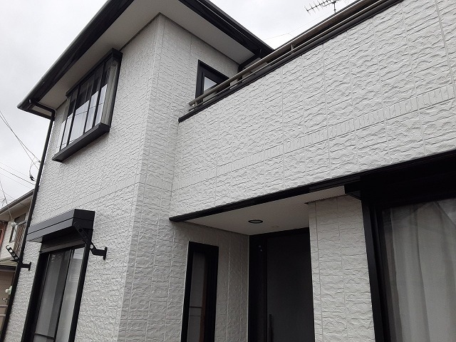 外壁の塗り替え完了